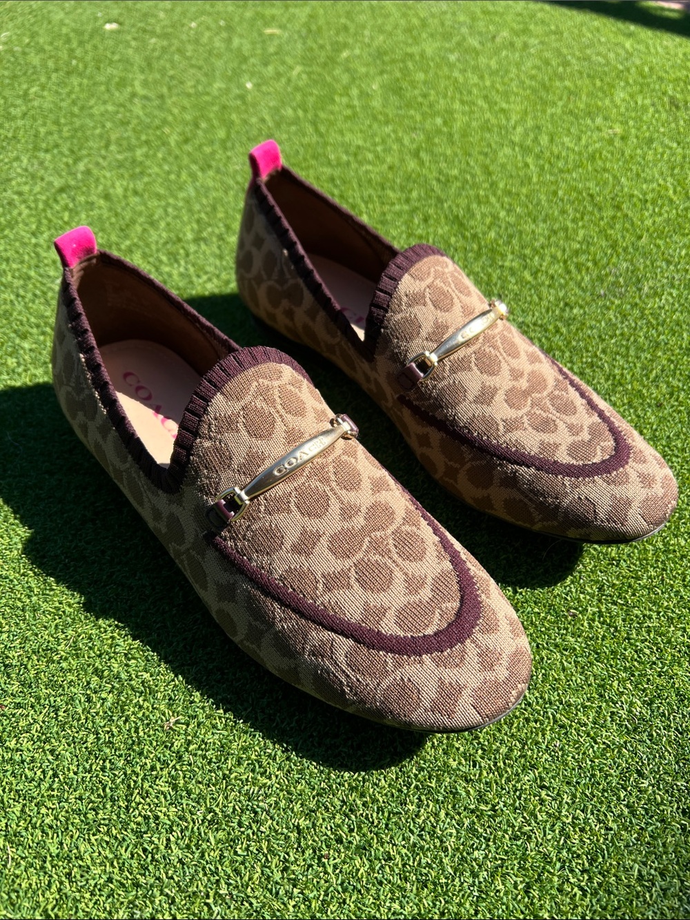 Brown- Coach loafers - Picture 3 of 10